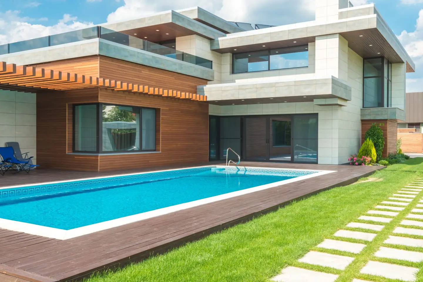 Swimming pool built in Trentham Cliffs, NSW